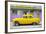 Cuba Fuerte Collection - Classic American Yellow Car in Havana-Philippe Hugonnard-Framed Photographic Print