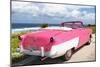 Cuba Fuerte Collection - Classic Pink Car Cabriolet-Philippe Hugonnard-Mounted Photographic Print