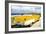 Cuba Fuerte Collection - Classic Yellow Car Cabriolet-Philippe Hugonnard-Framed Photographic Print