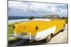 Cuba Fuerte Collection - Classic Yellow Car Cabriolet-Philippe Hugonnard-Mounted Photographic Print
