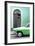 Cuba Fuerte Collection - Close-up of American Classic Car White and Green-Philippe Hugonnard-Framed Photographic Print