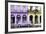 Cuba Fuerte Collection - Colorful Architecture and Mauve Classic Car-Philippe Hugonnard-Framed Photographic Print