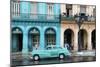 Cuba Fuerte Collection - Colorful Architecture and Turquoise Classic Car-Philippe Hugonnard-Mounted Photographic Print