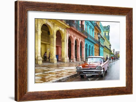 Cuba Fuerte Collection - Colorful Architecture Havana-Philippe Hugonnard-Framed Photographic Print