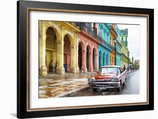 Cuba Fuerte Collection - Colorful Architecture Havana-Philippe Hugonnard-Framed Photographic Print