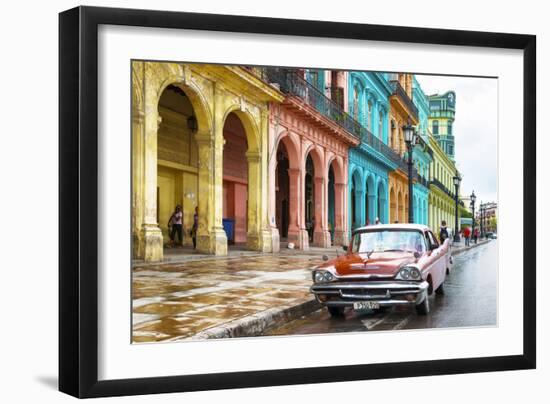 Cuba Fuerte Collection - Colorful Architecture Havana-Philippe Hugonnard-Framed Photographic Print