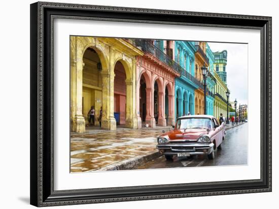 Cuba Fuerte Collection - Colorful Architecture Havana-Philippe Hugonnard-Framed Photographic Print