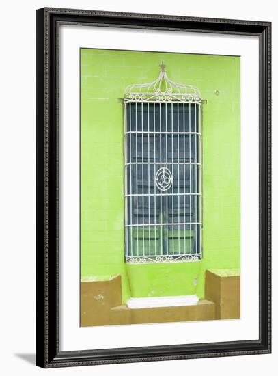 Cuba Fuerte Collection - Colorful Cuban Window II-Philippe Hugonnard-Framed Photographic Print