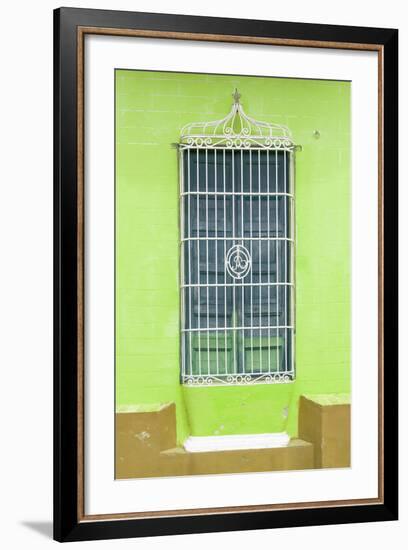 Cuba Fuerte Collection - Colorful Cuban Window II-Philippe Hugonnard-Framed Photographic Print