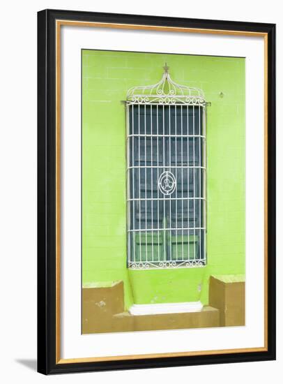 Cuba Fuerte Collection - Colorful Cuban Window II-Philippe Hugonnard-Framed Photographic Print