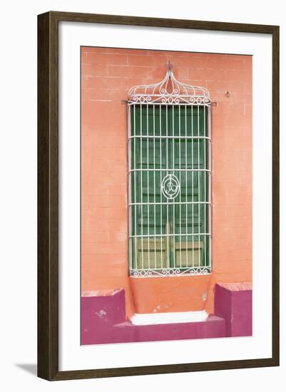 Cuba Fuerte Collection - Colorful Cuban Window III-Philippe Hugonnard-Framed Photographic Print