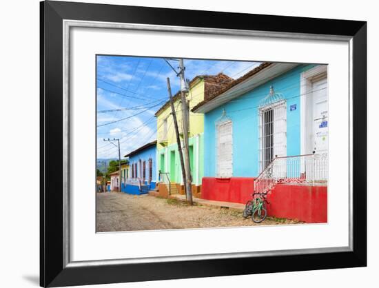 Cuba Fuerte Collection - Colorful Facades II-Philippe Hugonnard-Framed Photographic Print