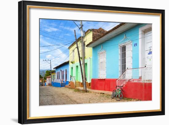 Cuba Fuerte Collection - Colorful Facades II-Philippe Hugonnard-Framed Photographic Print