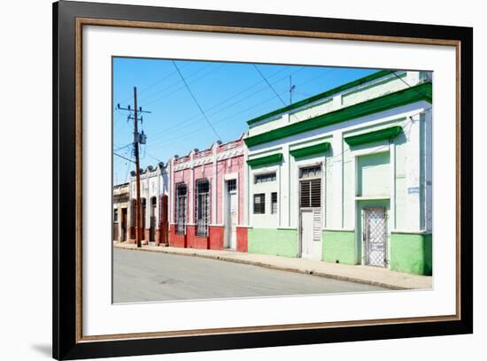 Cuba Fuerte Collection - Colorful Facades-Philippe Hugonnard-Framed Photographic Print