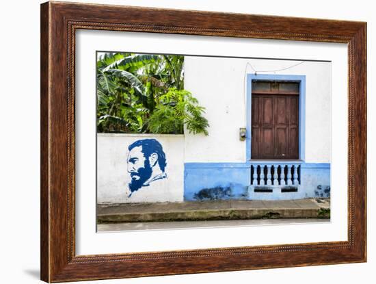 Cuba Fuerte Collection - Cuban Facade-Philippe Hugonnard-Framed Photographic Print