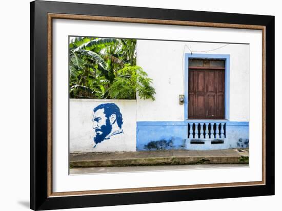 Cuba Fuerte Collection - Cuban Facade-Philippe Hugonnard-Framed Photographic Print