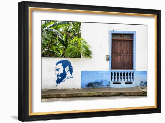 Cuba Fuerte Collection - Cuban Facade-Philippe Hugonnard-Framed Photographic Print