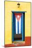 Cuba Fuerte Collection - Cuban Flag-Philippe Hugonnard-Mounted Photographic Print