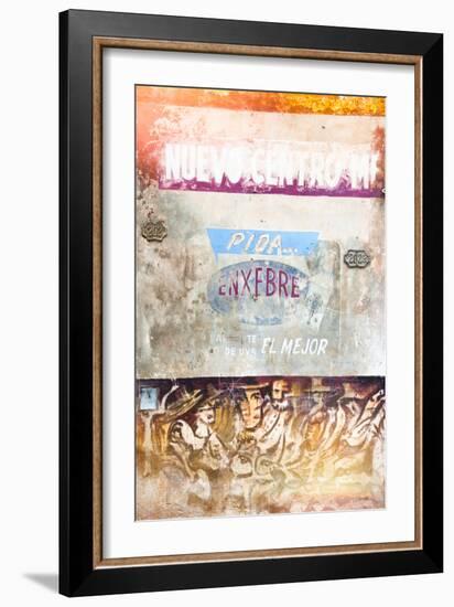 Cuba Fuerte Collection - Cuban Street Advertising-Philippe Hugonnard-Framed Photographic Print