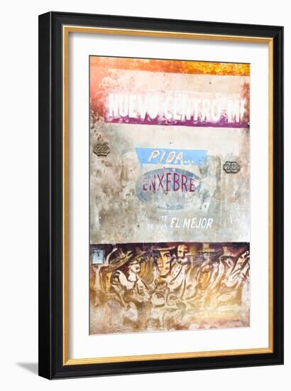 Cuba Fuerte Collection - Cuban Street Advertising-Philippe Hugonnard-Framed Photographic Print