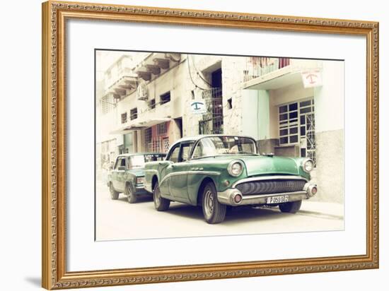 Cuba Fuerte Collection - Cuban Taxi to Havana-Philippe Hugonnard-Framed Photographic Print