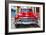 Cuba Fuerte Collection - Detail on Red Classic Chevy-Philippe Hugonnard-Framed Photographic Print