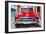 Cuba Fuerte Collection - Detail on Red Classic Chevy-Philippe Hugonnard-Framed Photographic Print