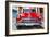 Cuba Fuerte Collection - Detail on Red Classic Chevy-Philippe Hugonnard-Framed Photographic Print