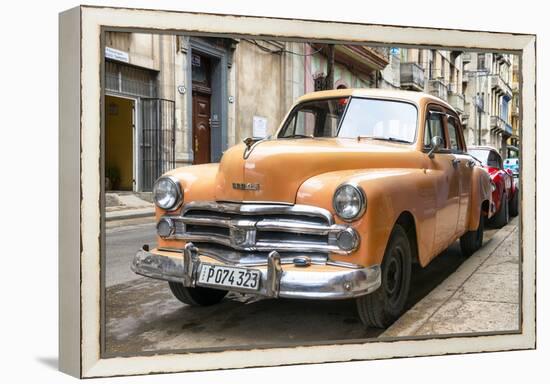 Cuba Fuerte Collection - Dodge Classic Car-Philippe Hugonnard-Framed Premier Image Canvas