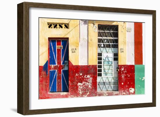 Cuba Fuerte Collection - English Door-Philippe Hugonnard-Framed Photographic Print