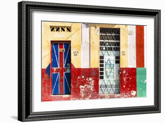 Cuba Fuerte Collection - English Door-Philippe Hugonnard-Framed Photographic Print