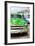 Cuba Fuerte Collection - Green Chevy II-Philippe Hugonnard-Framed Photographic Print