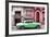 Cuba Fuerte Collection - Green Classic Car in Havana-Philippe Hugonnard-Framed Photographic Print