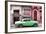 Cuba Fuerte Collection - Green Classic Car in Havana-Philippe Hugonnard-Framed Photographic Print