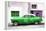 Cuba Fuerte Collection - Green Pontiac 1953 Original Classic Car-Philippe Hugonnard-Framed Premier Image Canvas