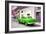 Cuba Fuerte Collection - Green Taxi Pontiac 1953-Philippe Hugonnard-Framed Photographic Print