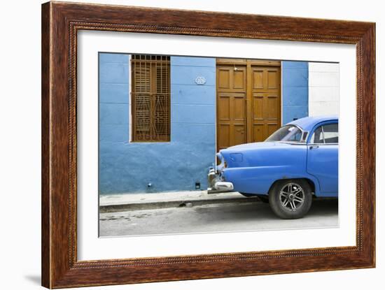 Cuba Fuerte Collection - Havana 109 Street Blue-Philippe Hugonnard-Framed Photographic Print