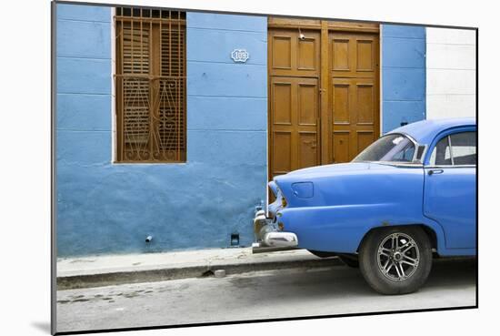 Cuba Fuerte Collection - Havana 109 Street Blue-Philippe Hugonnard-Mounted Photographic Print