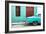 Cuba Fuerte Collection - Havana 109 Street Turquoise-Philippe Hugonnard-Framed Photographic Print