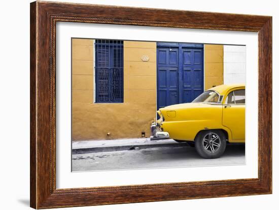 Cuba Fuerte Collection - Havana 109 Street Yellow-Philippe Hugonnard-Framed Photographic Print