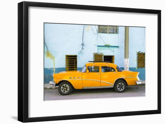 Cuba Fuerte Collection - Havana Classic American Orange Car-Philippe Hugonnard-Framed Photographic Print