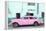 Cuba Fuerte Collection - Havana Classic American Pink Car-Philippe Hugonnard-Framed Premier Image Canvas