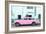 Cuba Fuerte Collection - Havana Classic American Pink Car-Philippe Hugonnard-Framed Photographic Print