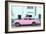 Cuba Fuerte Collection - Havana Classic American Pink Car-Philippe Hugonnard-Framed Photographic Print