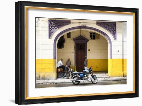 Cuba Fuerte Collection - Havana Street Scene-Philippe Hugonnard-Framed Photographic Print