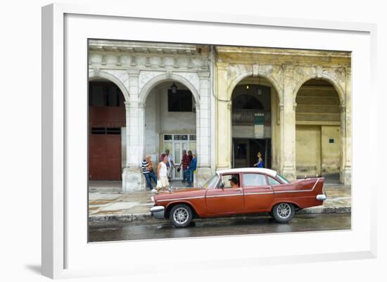 Cuba Fuerte Collection - Havana Street Scene-Philippe Hugonnard-Framed Photographic Print