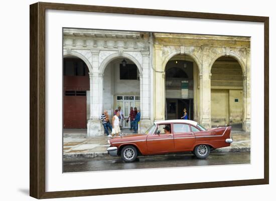 Cuba Fuerte Collection - Havana Street Scene-Philippe Hugonnard-Framed Photographic Print