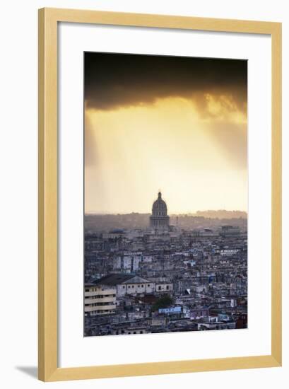 Cuba Fuerte Collection - Havana Sunrise II-Philippe Hugonnard-Framed Photographic Print