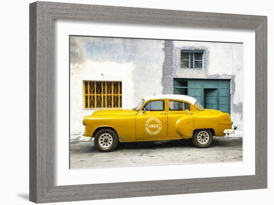 Cuba Fuerte Collection - Honey Pontiac 1953 Original Classic Car-Philippe Hugonnard-Framed Photographic Print