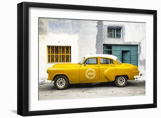 Cuba Fuerte Collection - Honey Pontiac 1953 Original Classic Car-Philippe Hugonnard-Framed Photographic Print